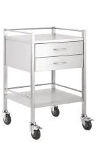 MEDICART 34, zdravotnický vozík, 600x490x900 mm, nerez